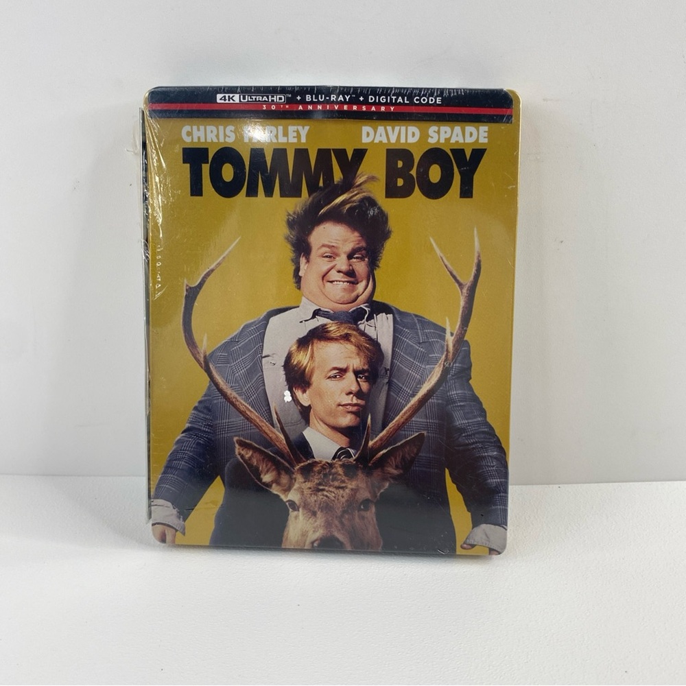 TOMMY BOY (4K + Blu-ray + Digital + Steelbook ) Chris Farley - New Damage Box